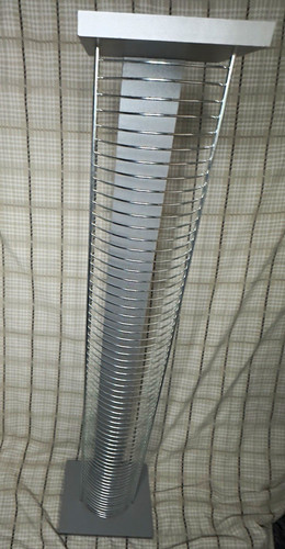 Metal wood storage tower - wood,