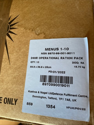 British army mre ration pack - british,