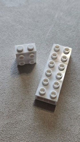 Lego white brick - lego, x