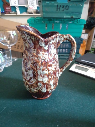 Vintage art pottery brown - vintage,
