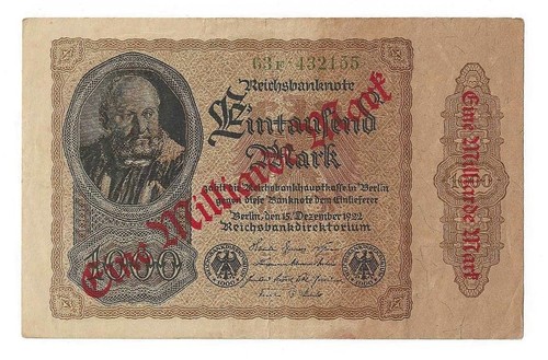 1922 germany milliarde mark - 1,