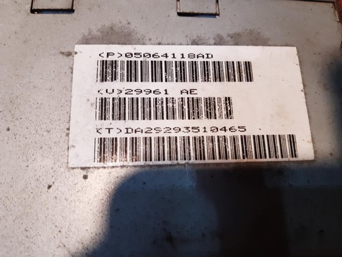 Jeep grand cherokee - ecu, 2006