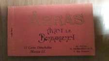Arras Avant Le Bombardement Book Of 12 Postcards (3 Missing)