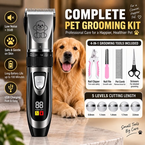 Pet dog thick - fur, hair