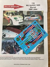 DECALS 1/43 MG ZR BARRATT