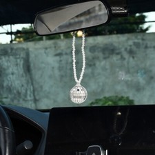 Silver Bling Disco Ball Car