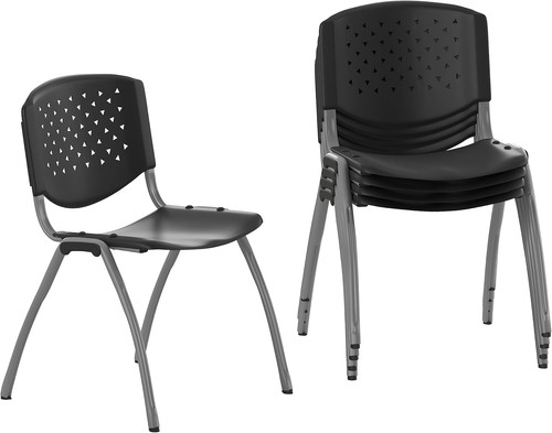 Stackable chair curved - stackable,