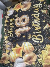 Birthday Banners For 16th 8 X Large Material banners Paper Cups Plastic Cutlery