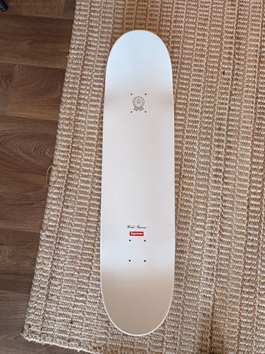 Supreme white skateboard deck - supreme,