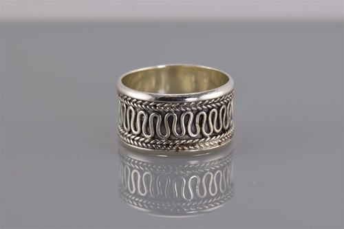 Sterling silver 10mm oxidized - 10mm,