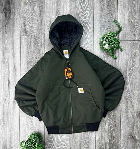 Carhartt men green hooded - green,