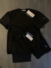 CP Company Short Set Black T-Shirt & Shorts | Size S | New with Tags