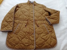 Lovely White Stuff Ladies Quilted Coat 16 Mustard.  VGC Hardly Worn