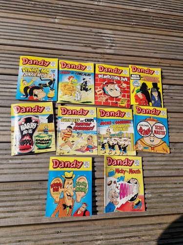 Vintage dandy comics - vintage, library