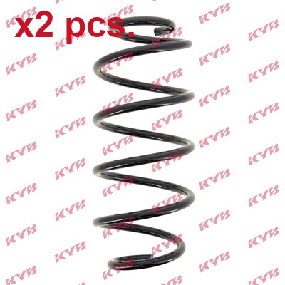 Pcs front coil springs - x2,