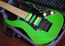 UV777 Universe 7 String Vai Green Electric Guitar HSH Pickups, Floyd Rose 