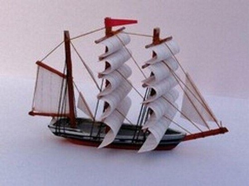 Model ship alexander von