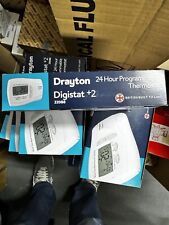 Drayton 22088 Digistat+2 24hr Programmable Room Thermostat Mains Powered NEW