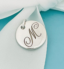 Tiffany Silver Letter M