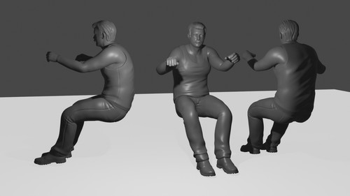 Figure man truck driver - 1/43,