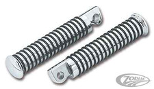 ZODIAC HARLEY DAVIDSON SHOW-CHROME PASSENGER FOOT-PEGS MALE MOUNT  BC25463   T