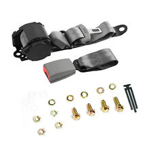 Fiat Ducato 3 Point Inertia Safety Seat Belt Kit Car Adjustable Belts Gery UK