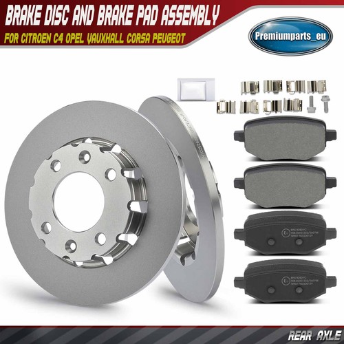 Rear brake discs pads - brake,