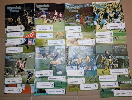 Ipswich town home programmes - town,