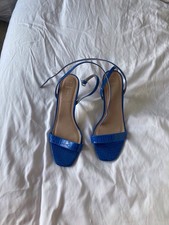 Royal Blue High Heeled Sandals