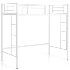 Metal Loft Bed Frame with