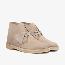 Clarks Mens Desert Boot Evo Chukka Sand Suede 26155527