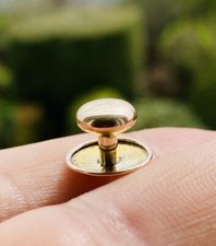 Antique Victorian 10k 10ct Yellow Gold Collar Stud Rare