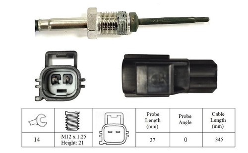 Dpf exhaust temperature - dpf, sensor