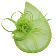 Lime Green Fascinator &