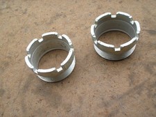 Ariel Leader Arrow ? exhaust barrel retaining collar nut x2 T2050 genuine UNUSED