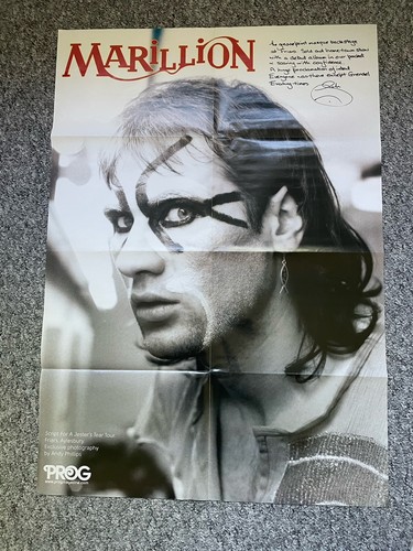 Marillion double sided poster - double,