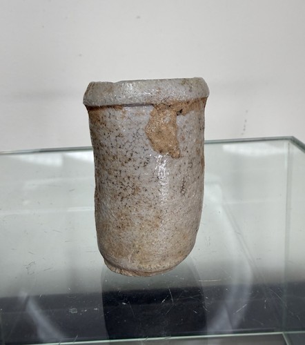 Antique stoneware ointment - stoneware,