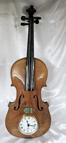 Vintage violin novelty clock - violin,