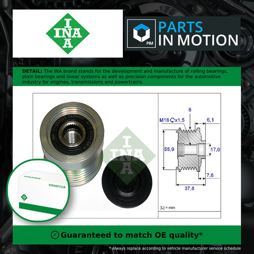 Overrunning alternator pulley - overrunning,