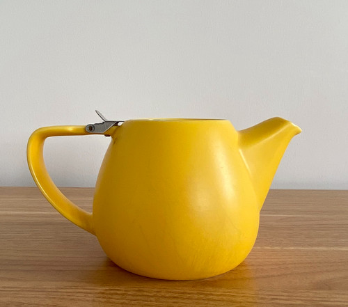 Tealyra yellow ceramic teapot - tealyra,