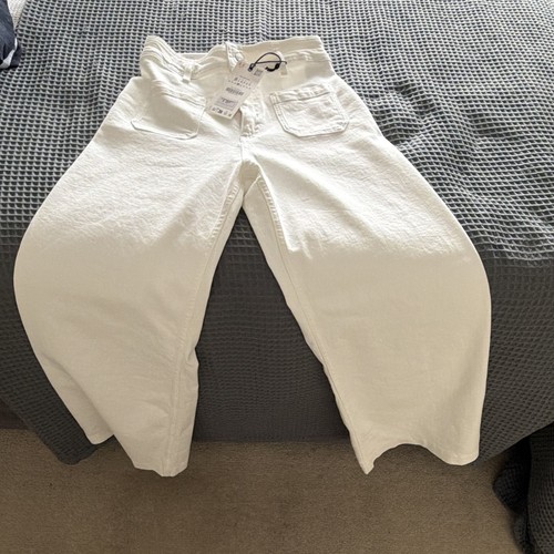 Zara women off white jeans - women’s,