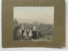 Man two girls horse trap - man,