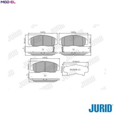 BRAKE PAD SET DISC BRAKE