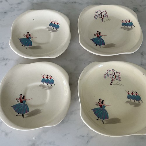 Beswick ballet saucers - ballet, and