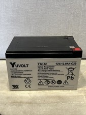 Yuasa YUVOLT Y12-12 Sealed Lead Acid Battery 12V 12Ah C20 12 volt