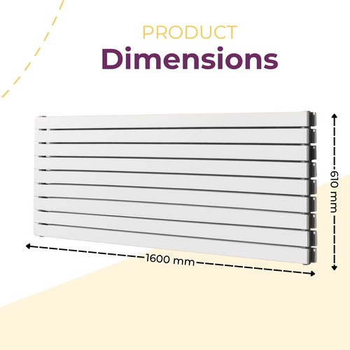 Horizontal designer radiator - horizontal,
