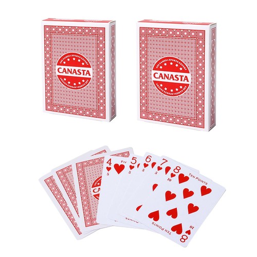 Dack canasta playing cards - canasta,