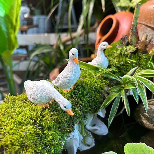 Piece mini duck figurine - duck,