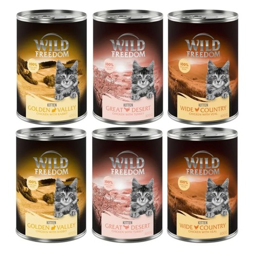 Wild freedom kitten 400g - kitten, x