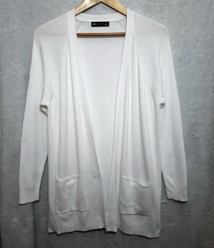 White ribbed longline - white,